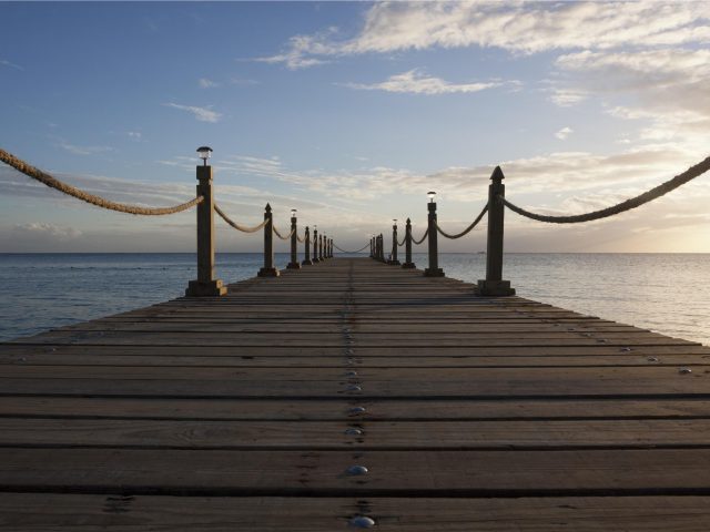 wooden pier