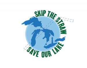 Skip the straw, save our lake logo