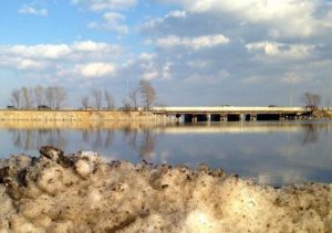 Lake Monona in Madison, Wisconsin, where rising salinity is due to nearby road salt application (Hilary Dugan/The Washington Post)